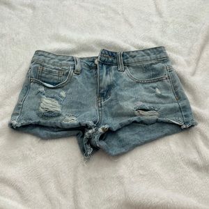 jean shorts not worn